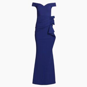 Chiara Boni La Petite Robe - Off-The-Shoulder Sweetheart Ruffled Gown